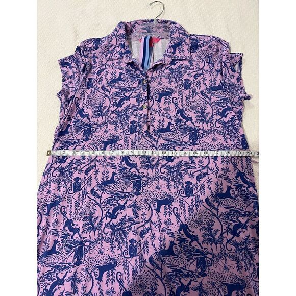 Lilly Pulitzer Renee Dress In Lilac Freesia Safari As I Can See size xL - Picture 9 of 9